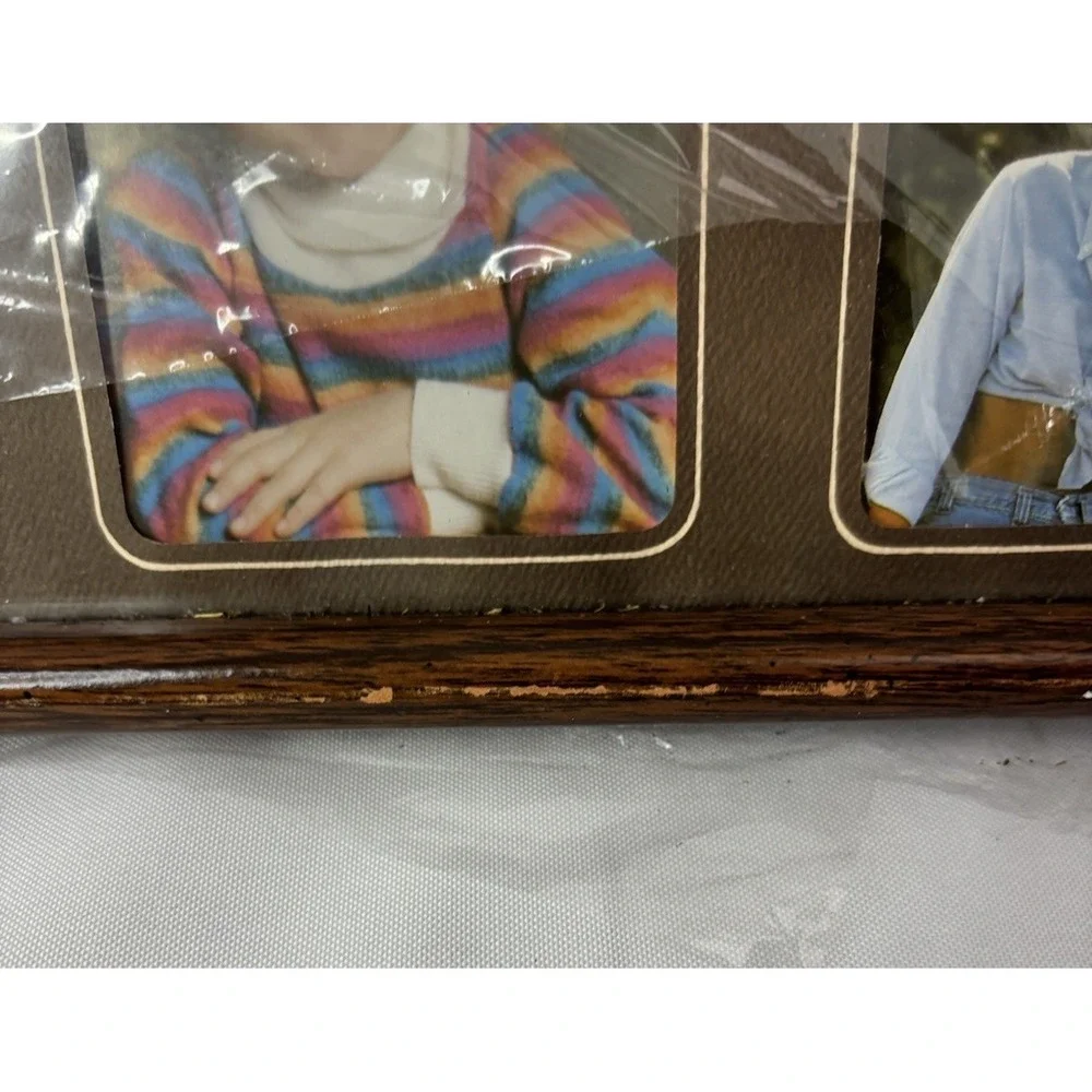 Intercraft Collage Picture Frame 21x17 Large Family Photo Wood Wall Vintage